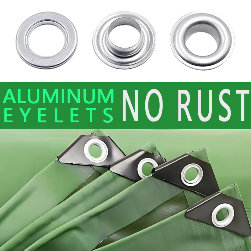 Oeillets en aluminium de 12MM avec rondelles
