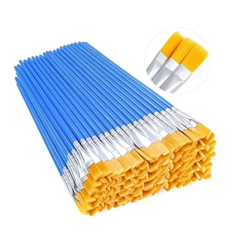 Ensemble de 50 pinceaux de peinture