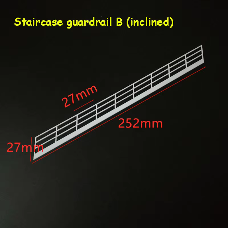 Simulation d'escalier Oblique/droit