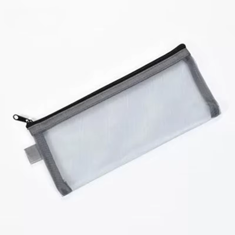 Étui de voyage pour pinceaux de maquillage, trousse de toilette cosmétique, organisateur pour hommes et femmes, outils de beauté, pochette en maille à fermeture éclair, accessoires de rangement de lav