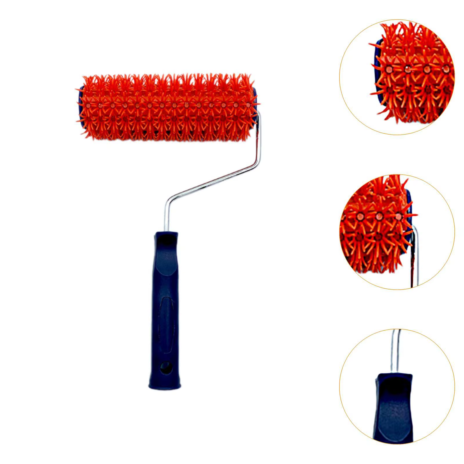 Rouleau à peinture à roulement fluide avec accessoire de poignée