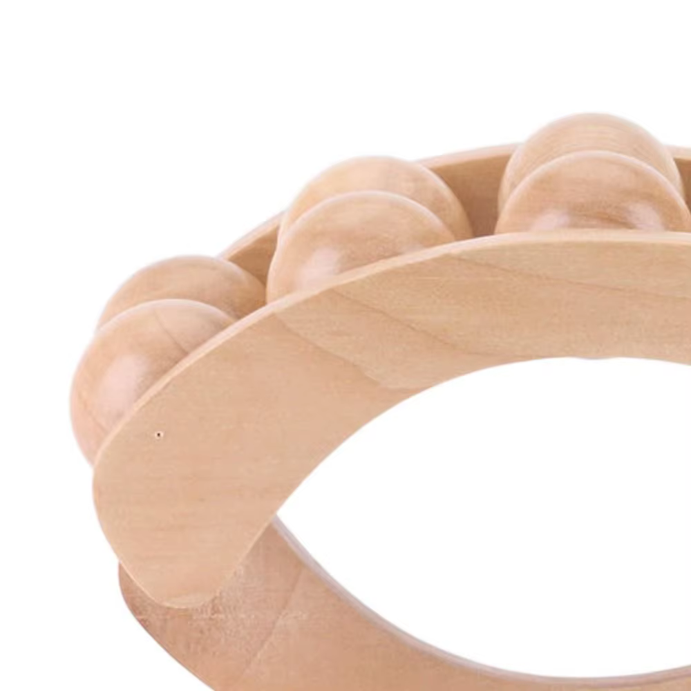Rouleau de massage en bois naturel, outil manuel en bois, rouleau de drainage lymphatique, anti-cellulite, rouleau de massage musculaire manuel