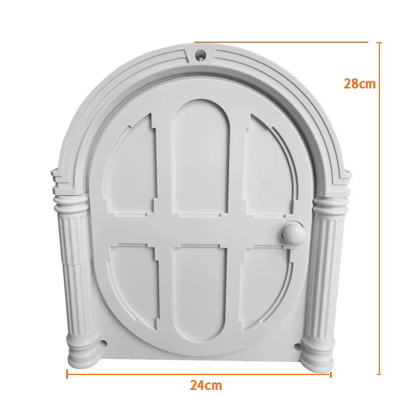 Portes d'intérieur portables blanches pour chat, sans rabat, contrôlables, robustes, sans barrière, pour chien et chaton, fournitures sûres pour animaux de compagnie