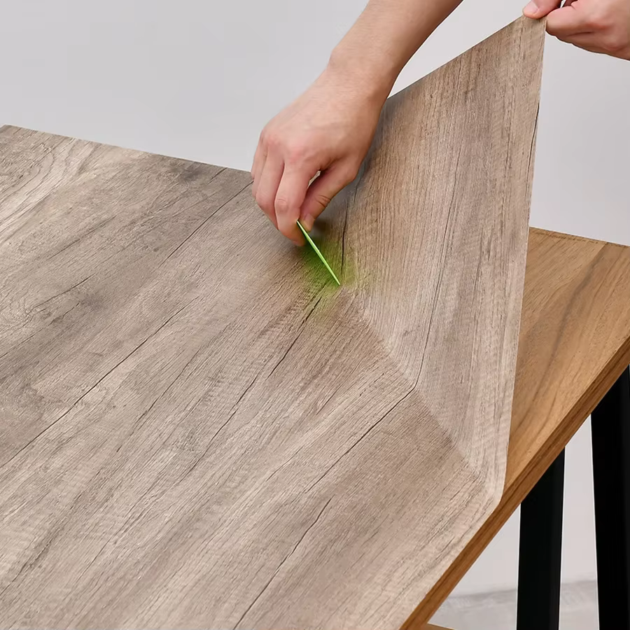 Rouleau de Papier Peint Auto-Adhésif Imperméable en PVC