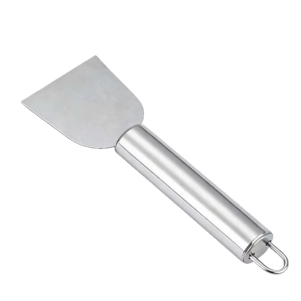 Lot de 2 grattoirs de nettoyage polyvalents en métal pour taches d'huile de cuisine