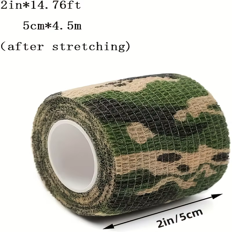 6/12 rouleaux de ruban adhésif camouflage