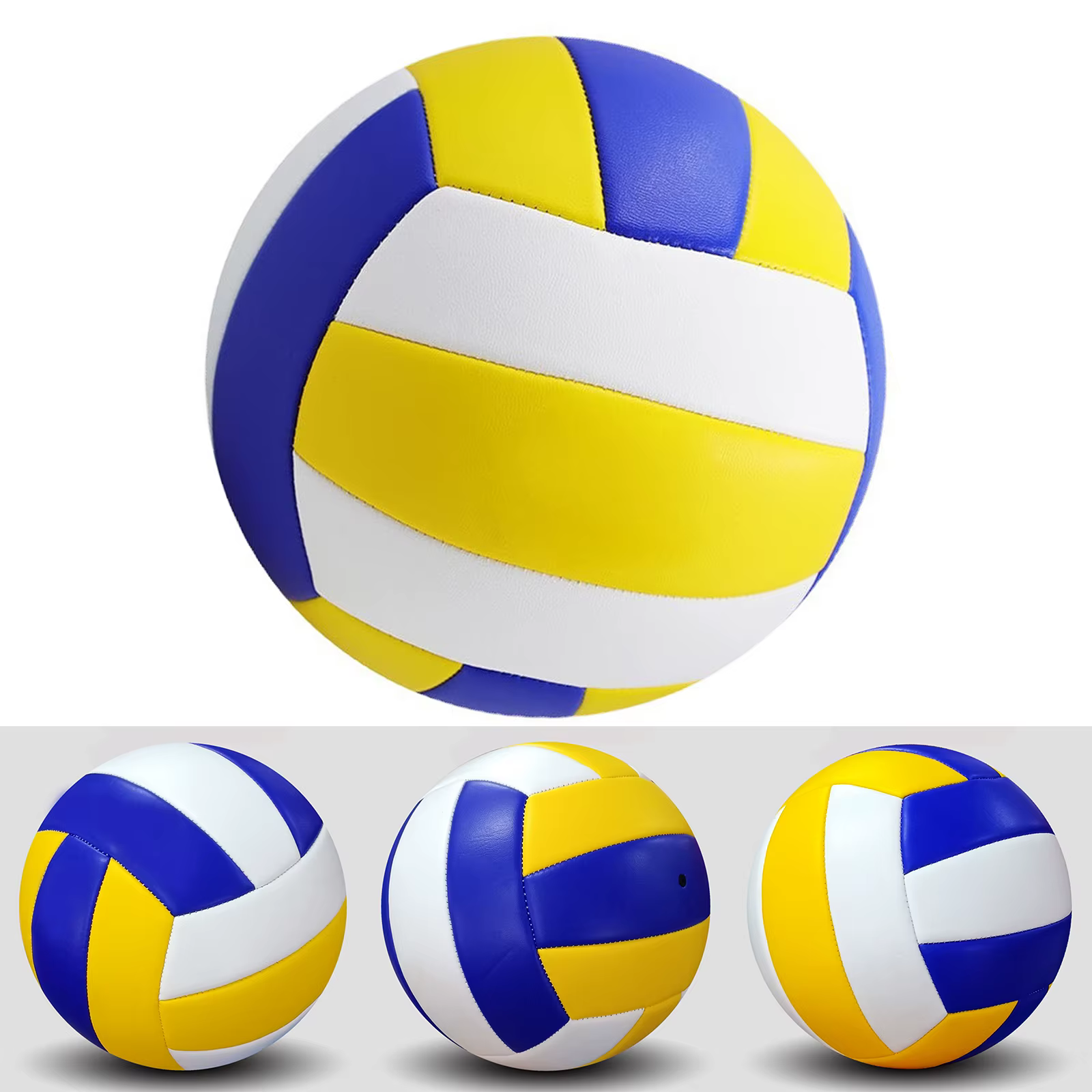 Ballon de volley-ball professionnel pour entraînement et match, pour jeunes débutants, pour entraînement en salle et en plein air, sur la plage, 1 pièce