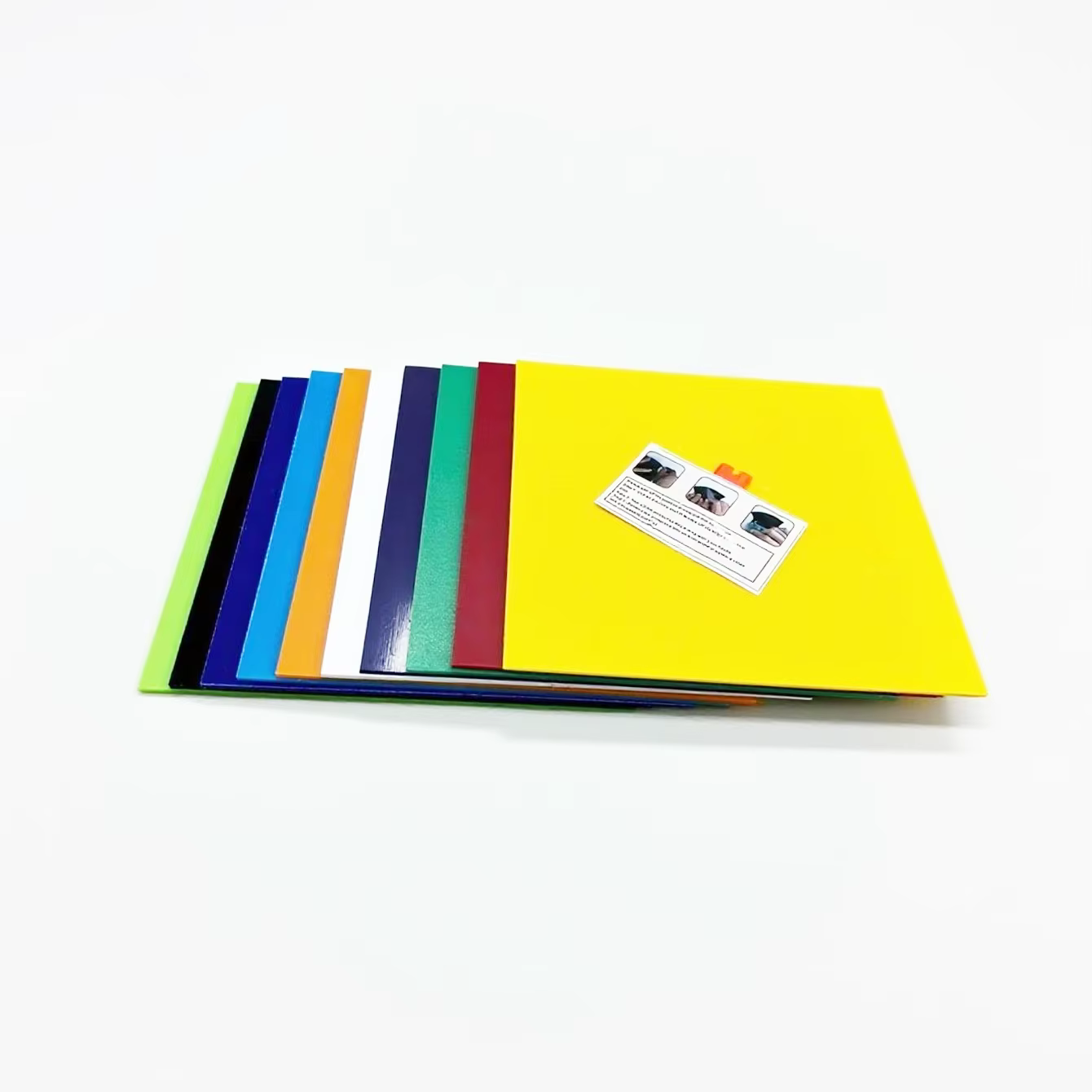 Ensemble de 10 panneaux en acrylique – idéal pour les projets de bricolage