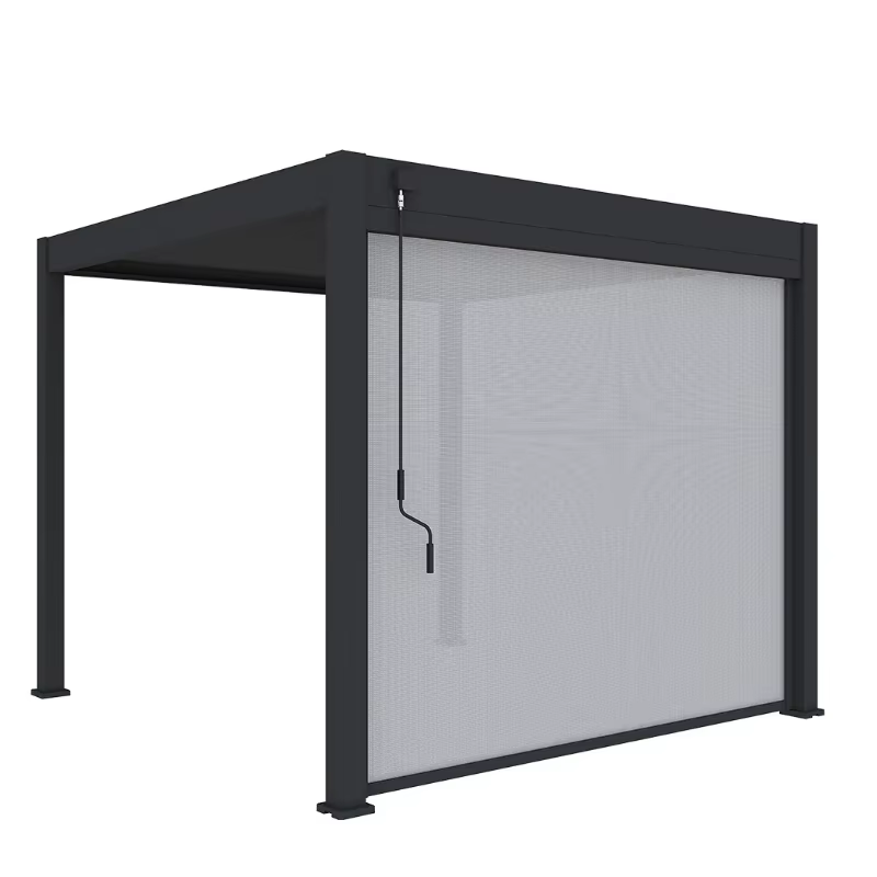 Pergola bioclimatique en aluminium 3x3m/10x10 pieds