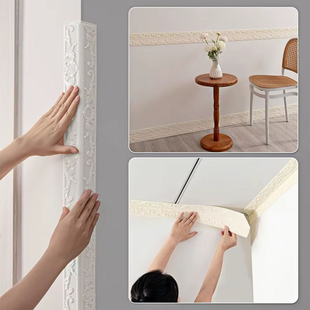1 rouleau de bande décorative pour plafond