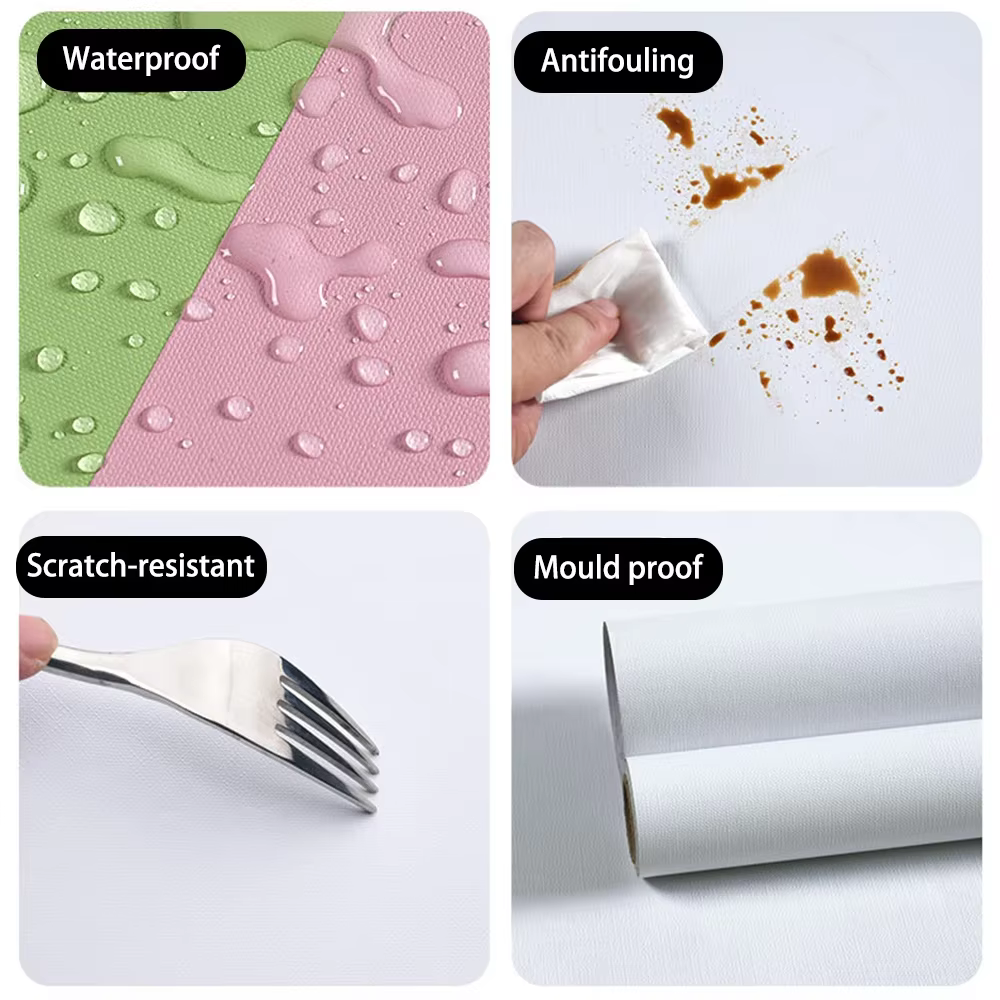 Papier peint auto-adhésif imperméable et résistant à l'humidité