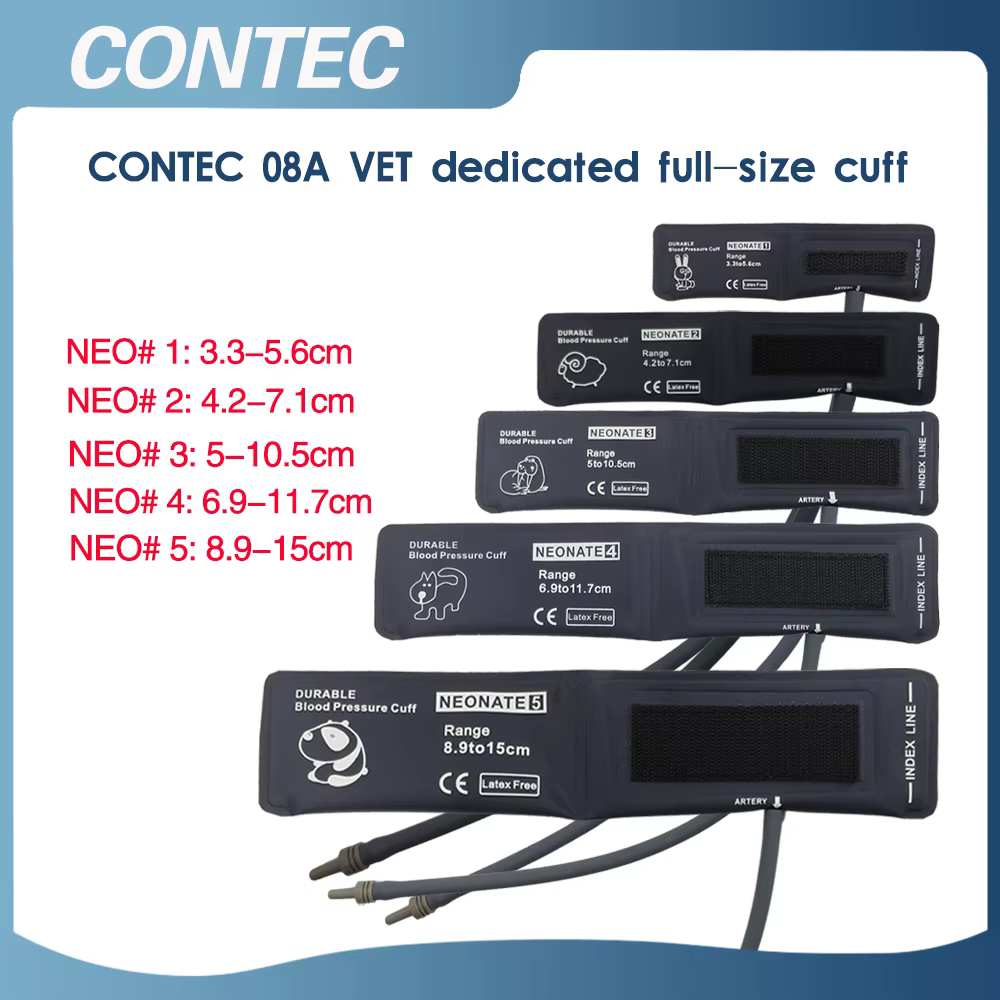 Manchette Utilisation vétérinaire de manchette animale contec 08Bonnette avant-gardiste avec connecteur
