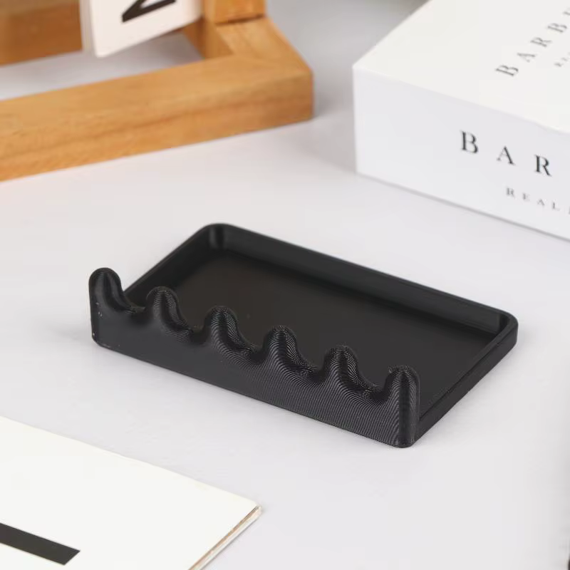 Support de pinceaux portable avec plateau anti-goutte