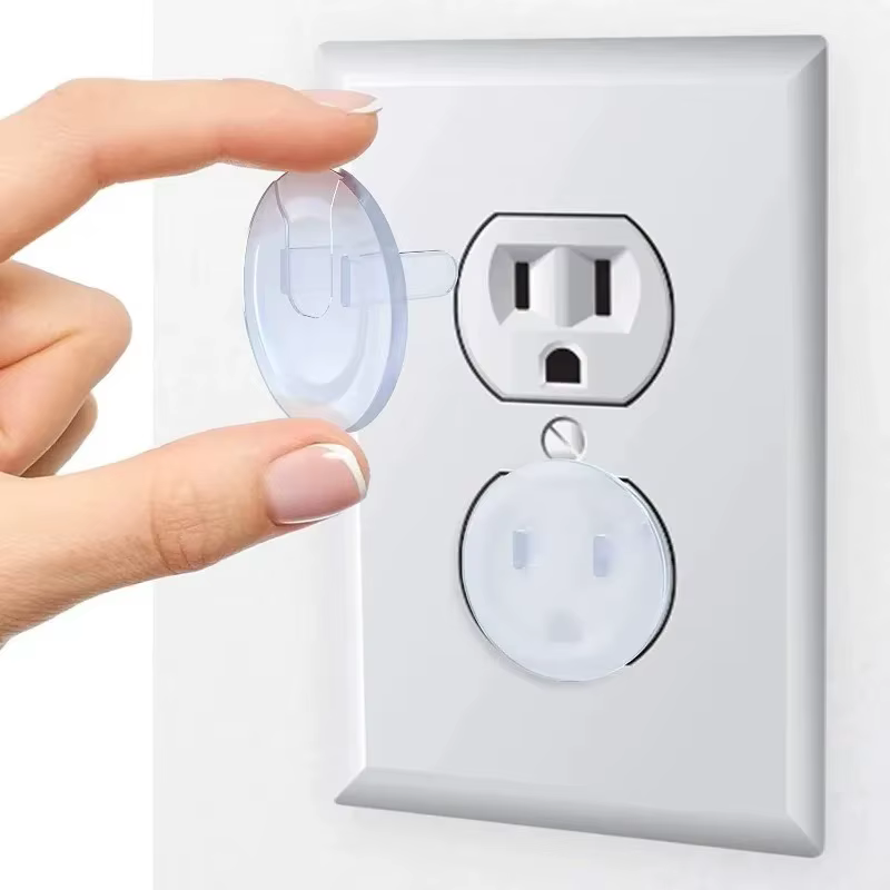 Cache-prises de sécurité enfant, protection pour prises électriques standard américaines, protection contre les risques électriques pour enfants