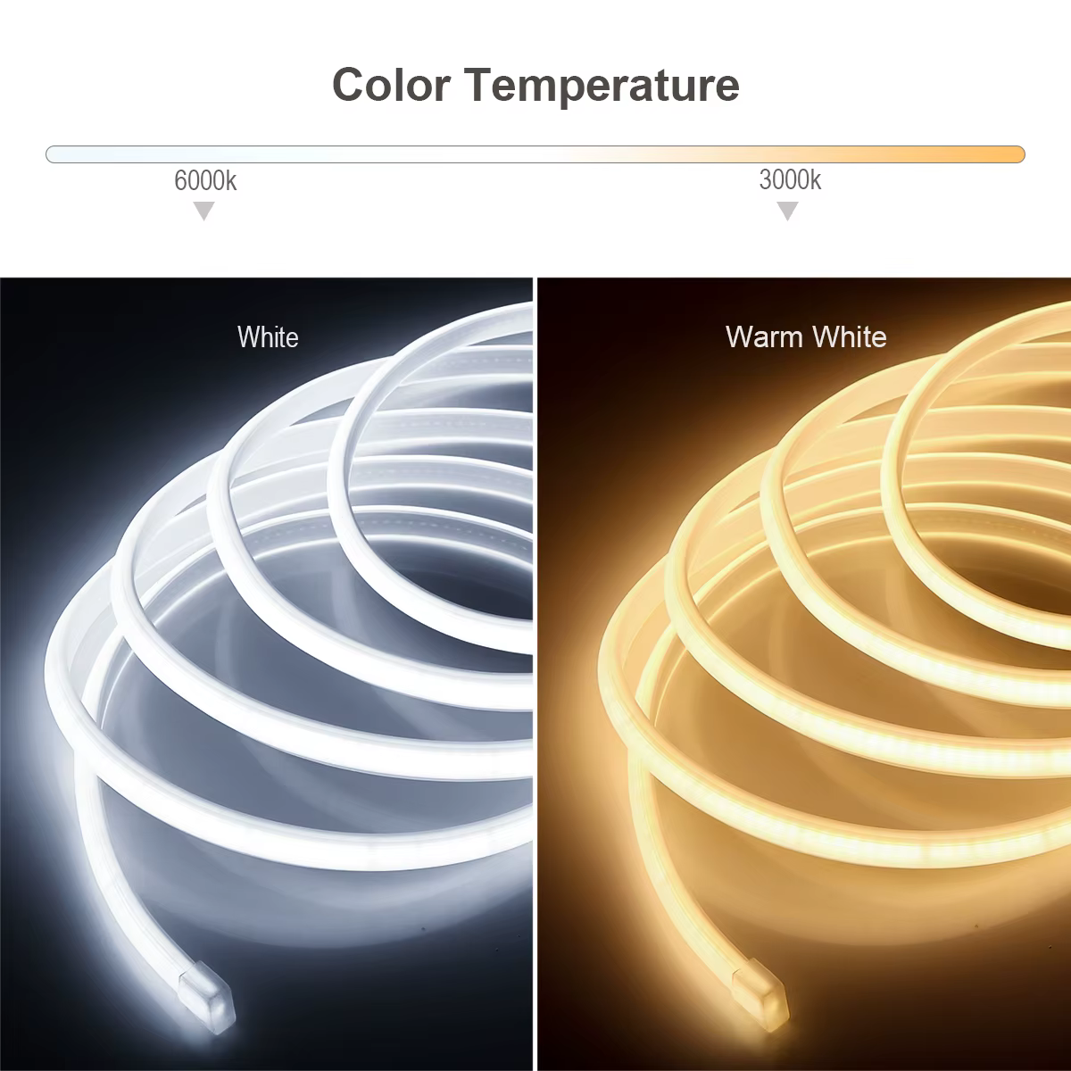 220v ruban Led haute luminosité COB bande Led pour chambre bande Led étanche ruban Flexible lampe pour éclairage de jardin extérieur 40m