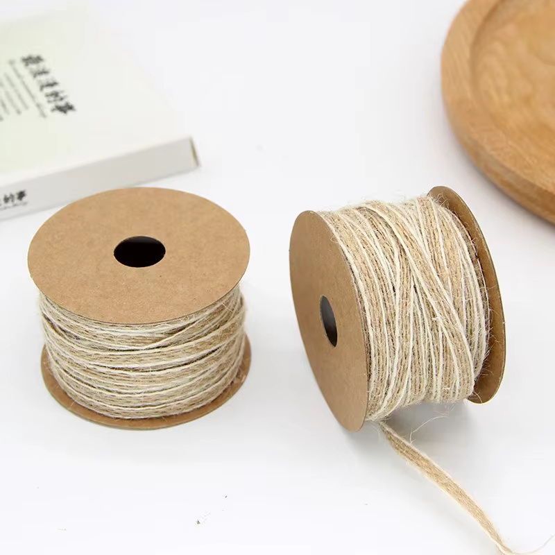 Rubans de tissage en toile de Jute naturelle