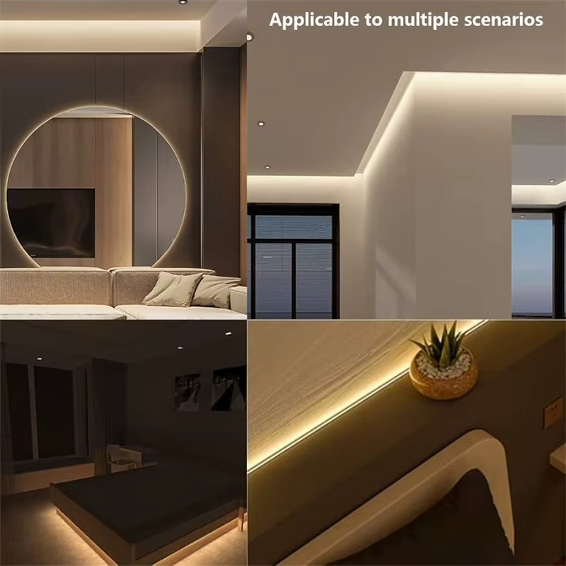 Bandes lumineuses LED avec commande par bouton, lumières alimentées par USB, 1m/2m/3m/5m/10m pour chambre à coucher, maison, salle de jeux, fête, Noël