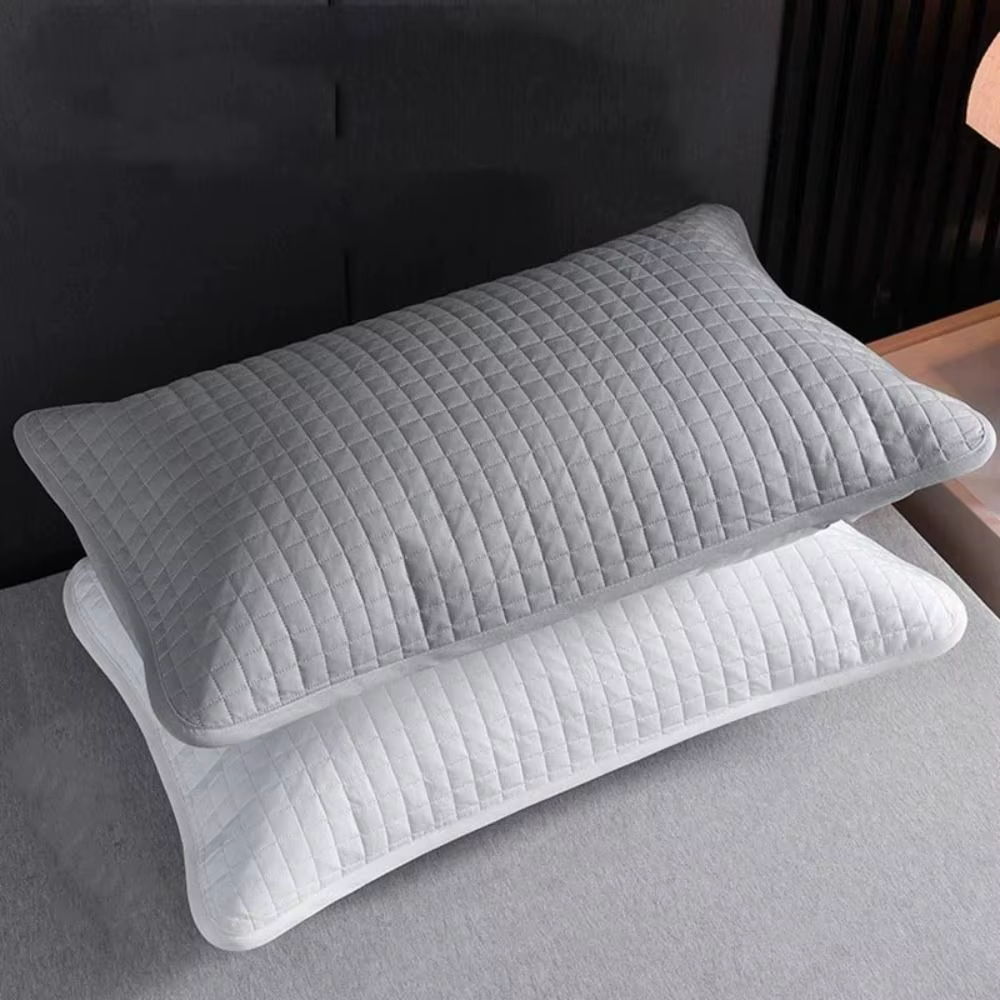 Housse de coussin en coton, couche d'isolation, Anti-acariens, taie d'oreiller, protecteur, Anti-transpiration, huile de tête, protection du noyau, pour la maison