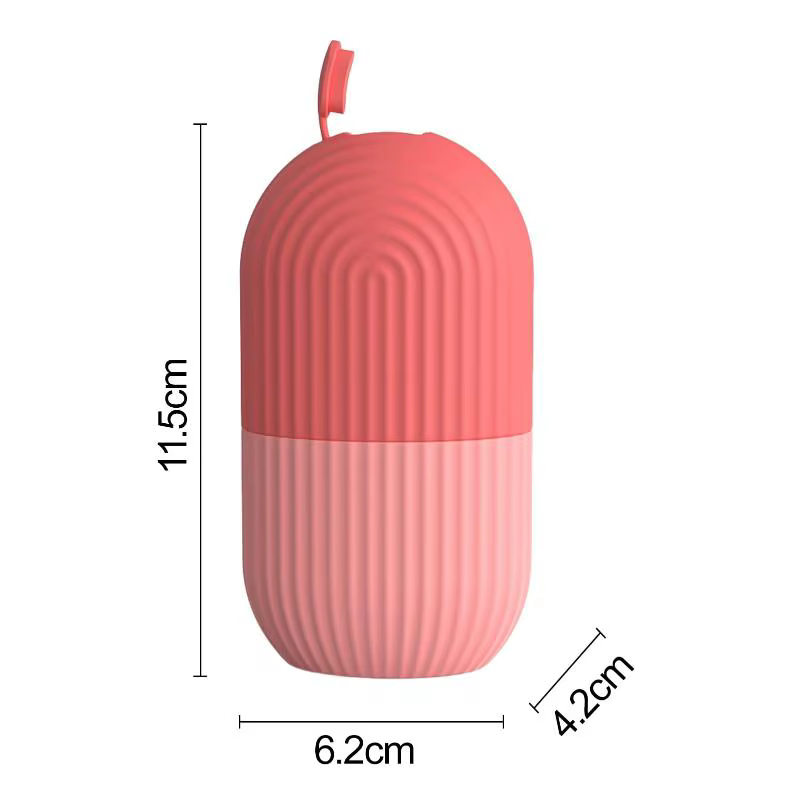 Rouleau de glace pour le visage, moule à glace en silicone pour massage beauté, pour les poches sous les yeux, rouleau facial rétrécissant les pores, moule multifonctionnel ▪