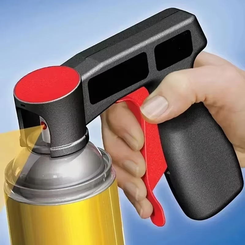 Adaptateur de gâchette pour pulvérisateur de peinture en aérosol portable en plastique