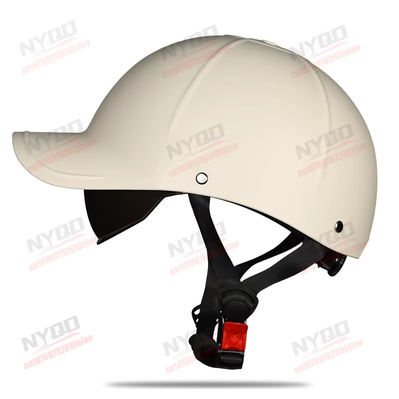 Nouveau casque de moto pour hommes et femmes, adapté à la protection solaire estivale, confortable et respirant, demi-casque