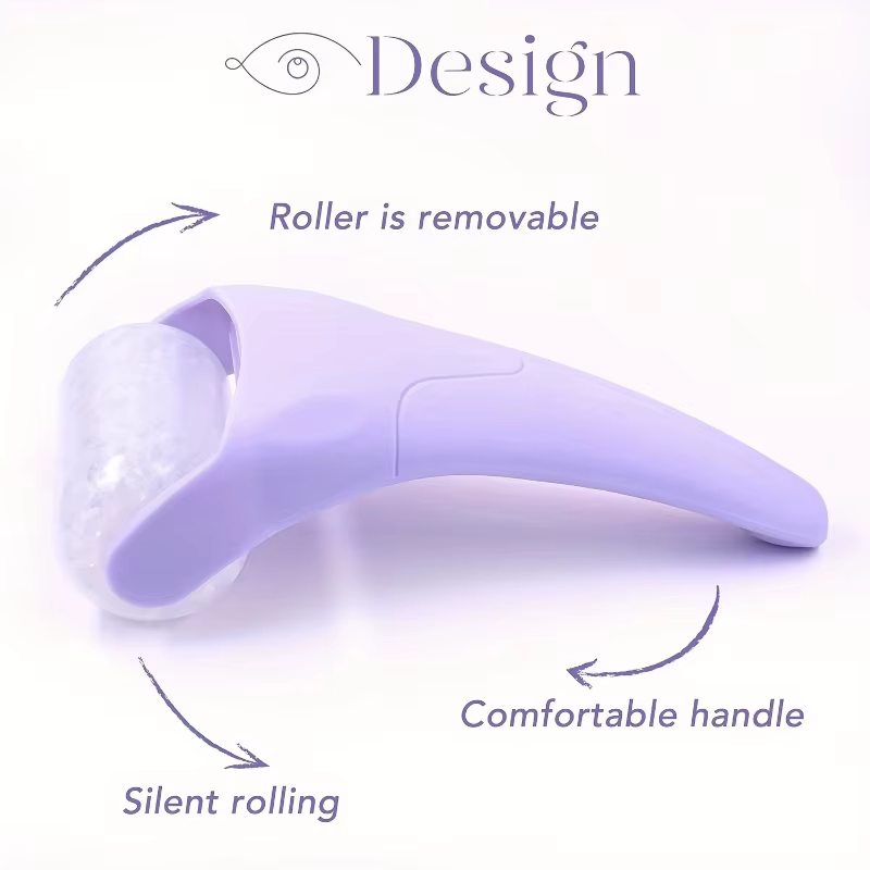 Grand rouleau de glace/masseur outil de beauté de refroidissement du visage, rouleau de glace pour le visage et les yeux, Athome Spa, Routine de soins de la peau, masseur portatif