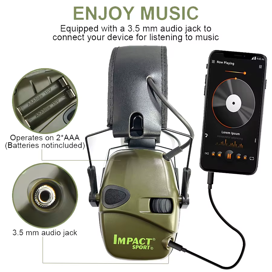 Nouveau casque de tir électronique casque pour la Protection auditive oreille protéger réduction du bruit chasse Active tactique casque antibruit