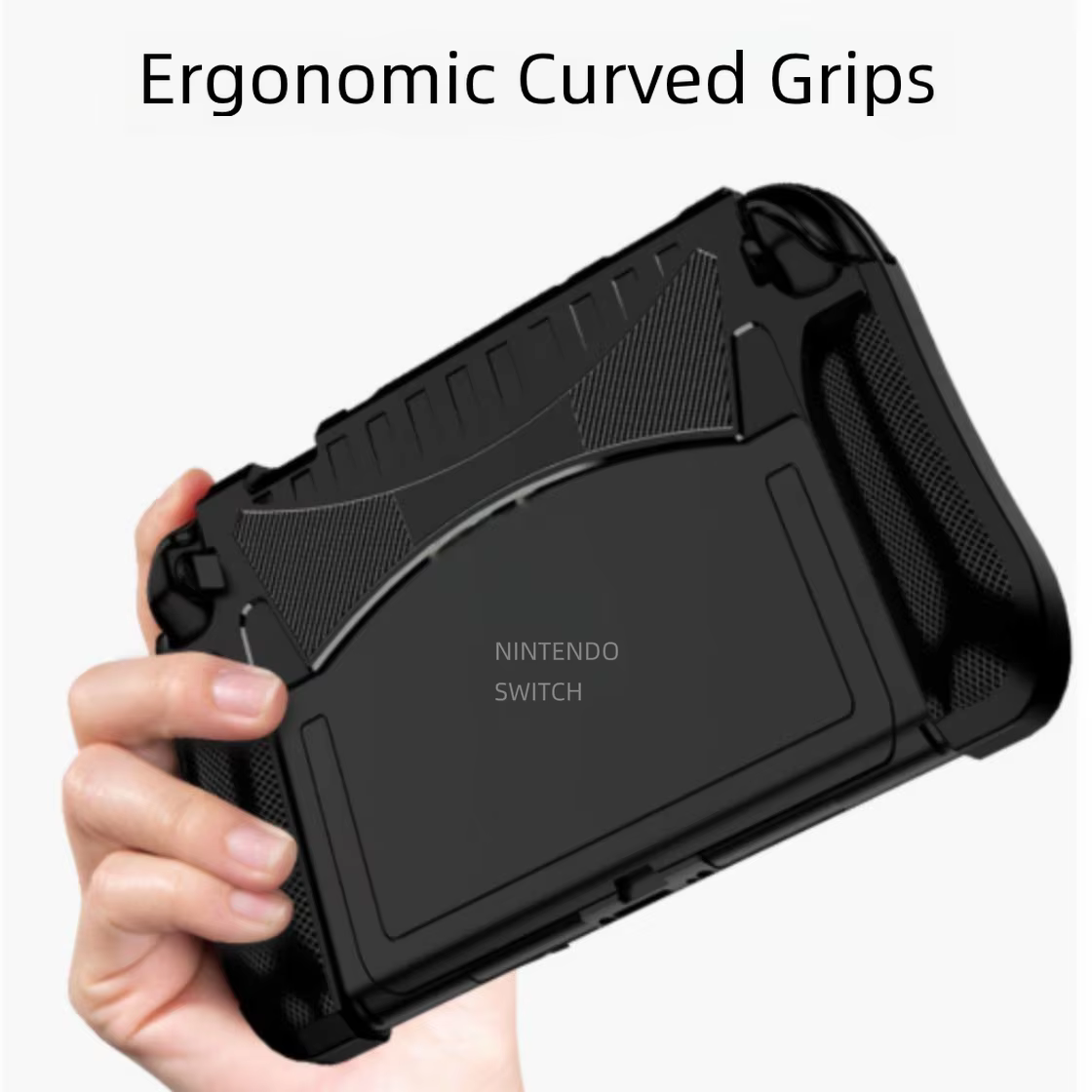 Étui de protection amélioré pour Switch 2, coque ergonomique en TPU avec poignée confortable, compatible avec la station d'accueil pour Switch 2