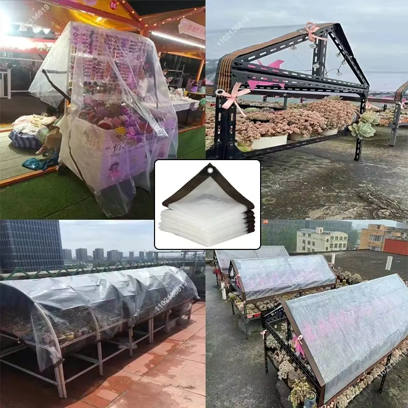 Bâche transparente imperméable pour jardin