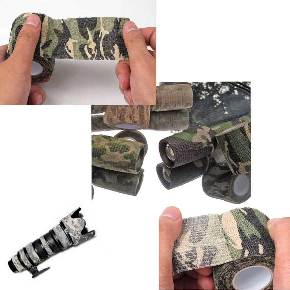6/12 rouleaux de ruban adhésif camouflage