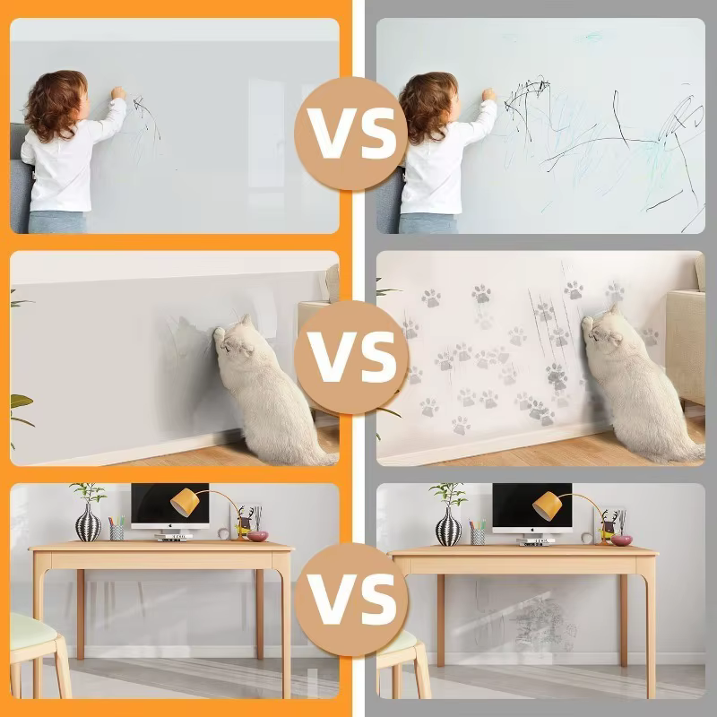 Film de protection mural transparent