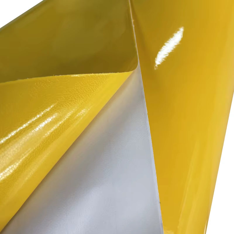Rouleau d'enveloppe en vinyle jaune brillant de qualité supérieure, emballage de décalcomanie auto-adhésif pour véhicule et voiture
