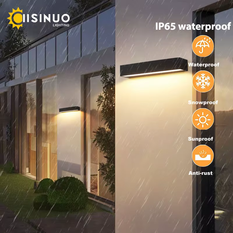 Applique Murale LED en Aluminium Imperméable Conforme à la Norme IP65