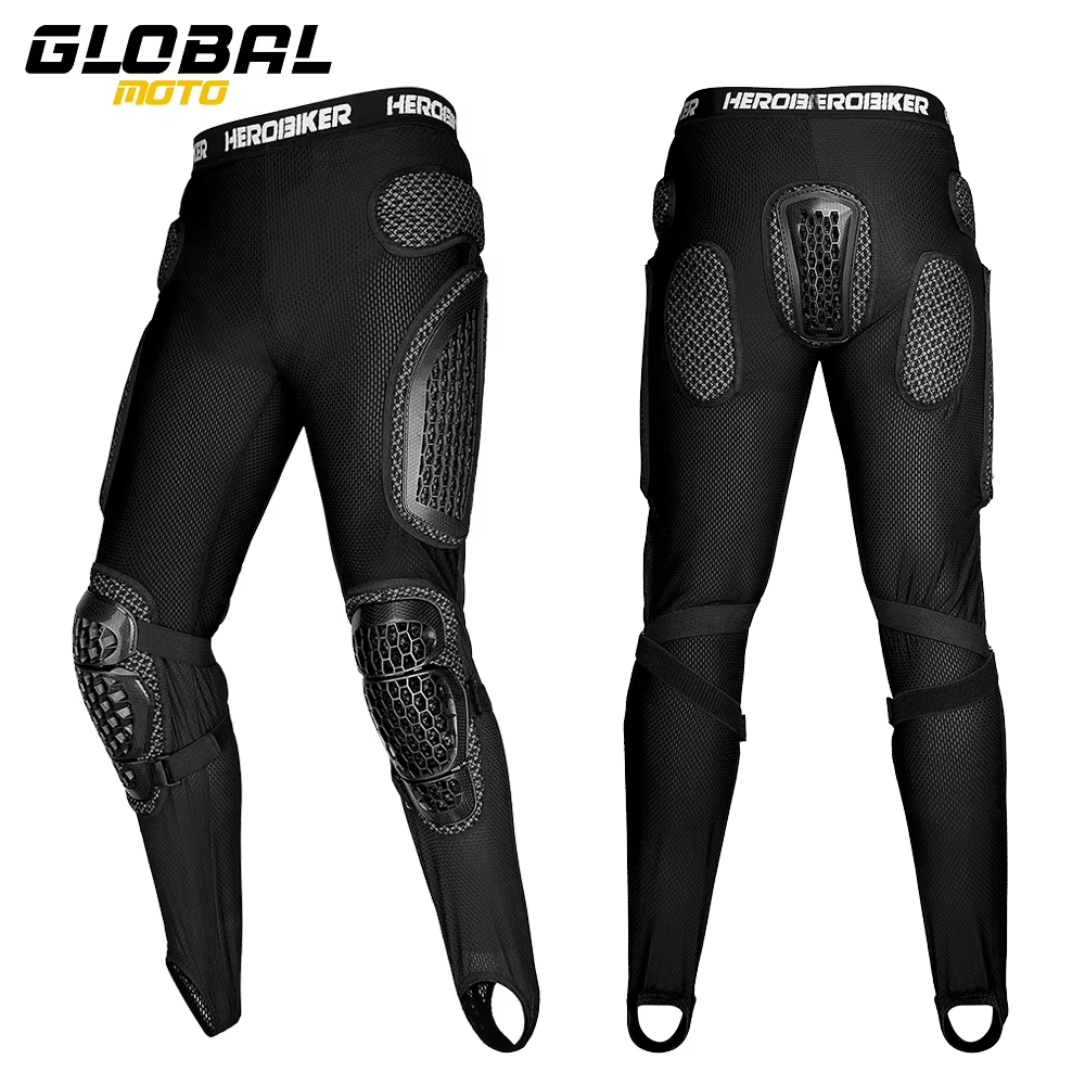 Pantalon de moto pour homme, anti-chute, pantalon de course de motocross, pantalon de moto résistant à l'usure, pantalon de moto avec protection des hanches