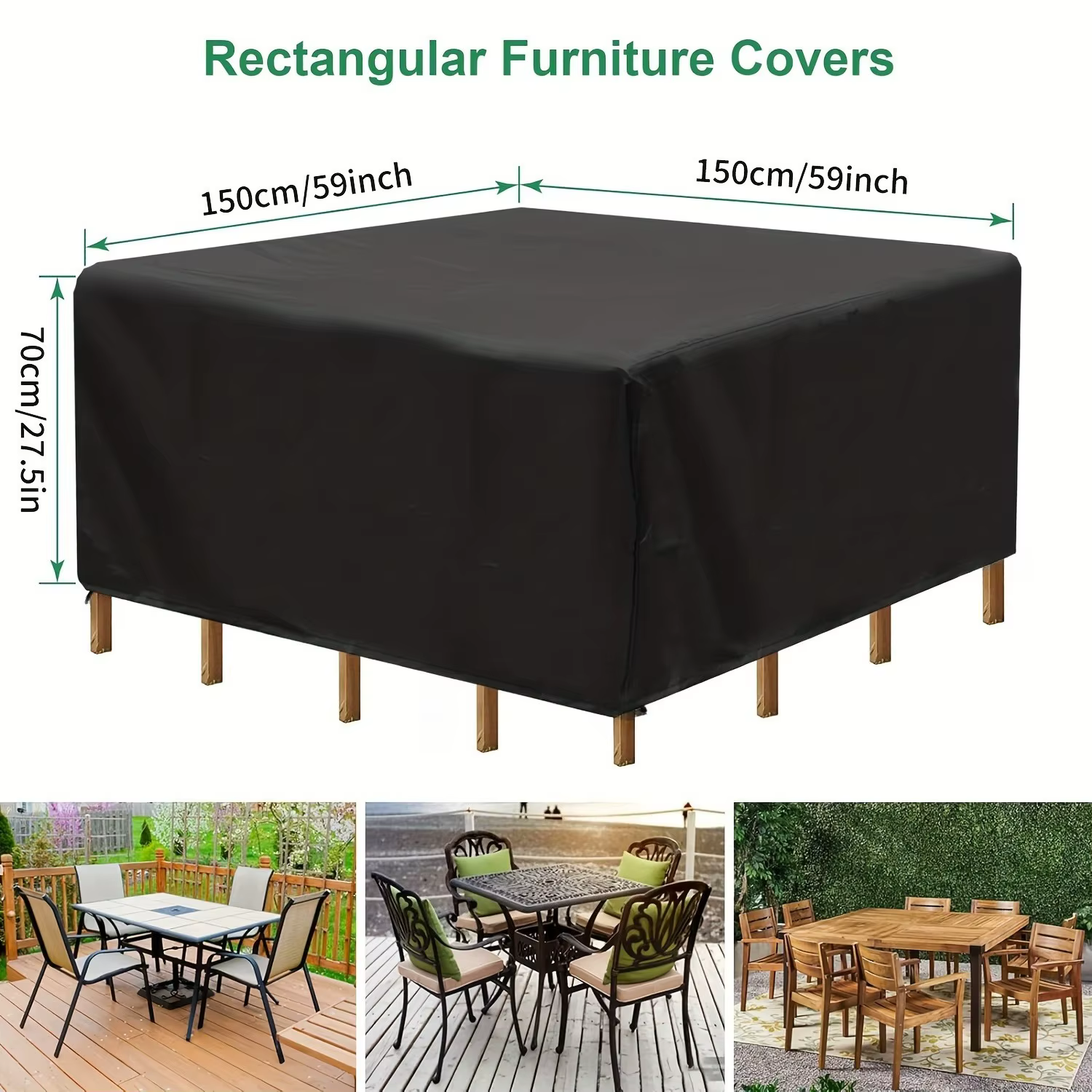 Housse de protection pour mobilier de jardin