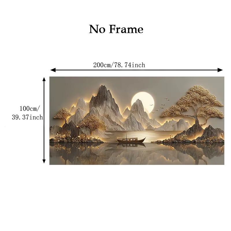 Toile texturée sans cadre 2D plate