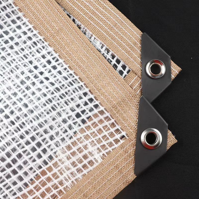 Bâche en maille transparente de 0.3mm d'épaisseur