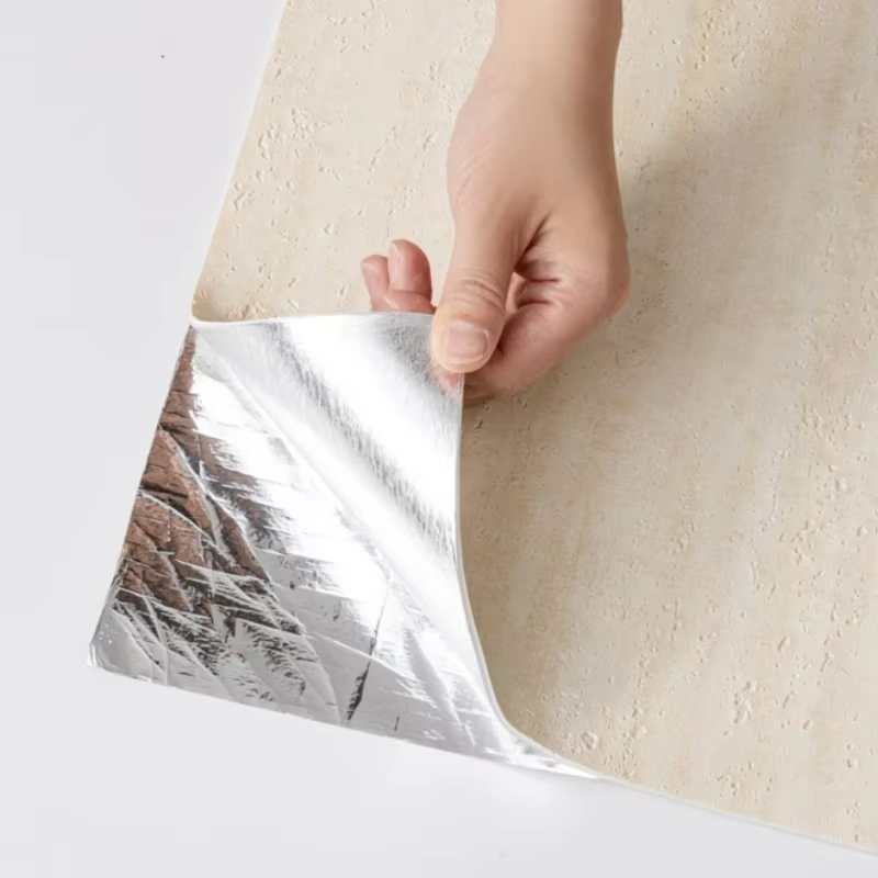 Papier peint 3D imitation travertin