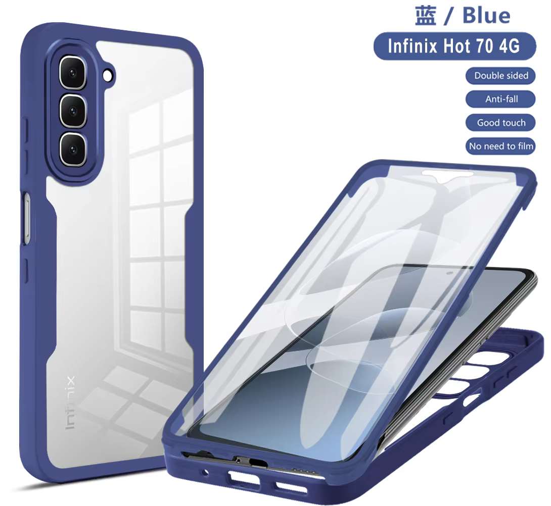 Étui pour Vivo V70 FE, coque de protection intégrale pour Vivo V70 FE, protection intégrale 360 degrés, coque double face, funda, coque, capa