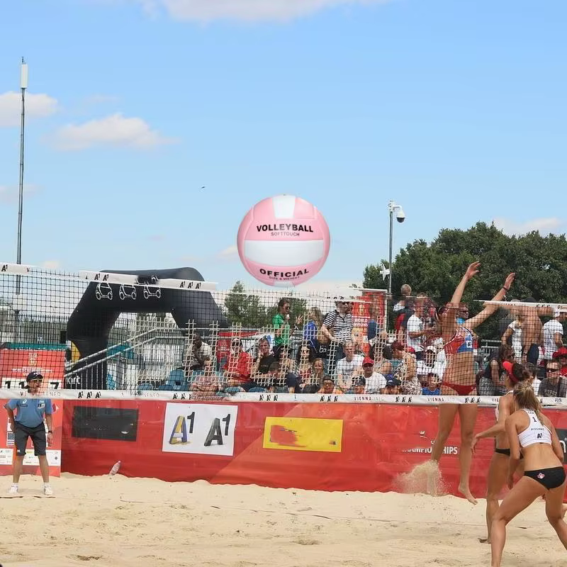 Ballon de volley-ball d'entraînement portable taille 5, toucher doux, antidérapant, durable pour la plage, la cour, l'intérieur, l'extérieur, les sports de compétition pour les jeunes