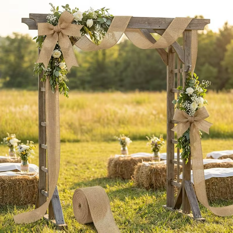 Rouleau de tissu de jute de 3/5/7