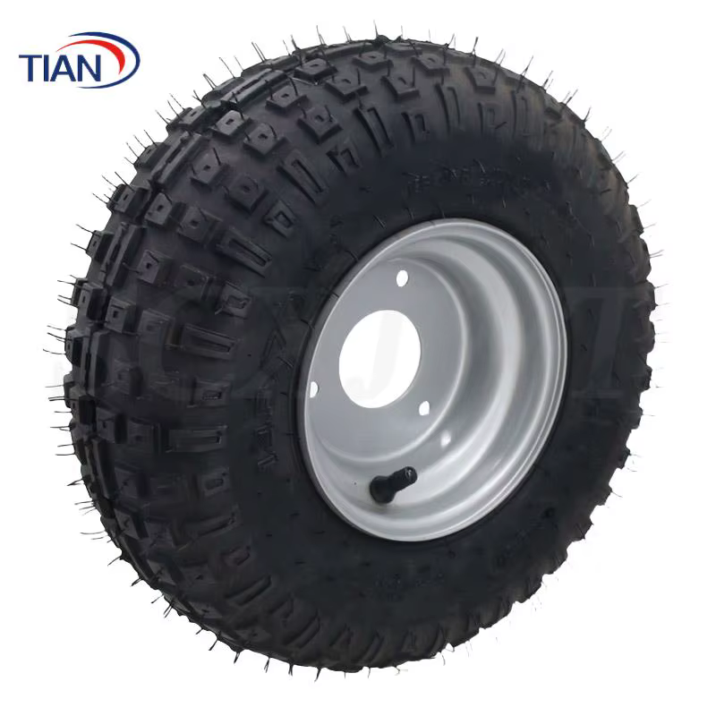 Roues ATV de 6 pouces de haute qualité avec pneus 145/70-6, adaptées aux jantes en fer de 6 pouces pour karting Buggie ATV Quad