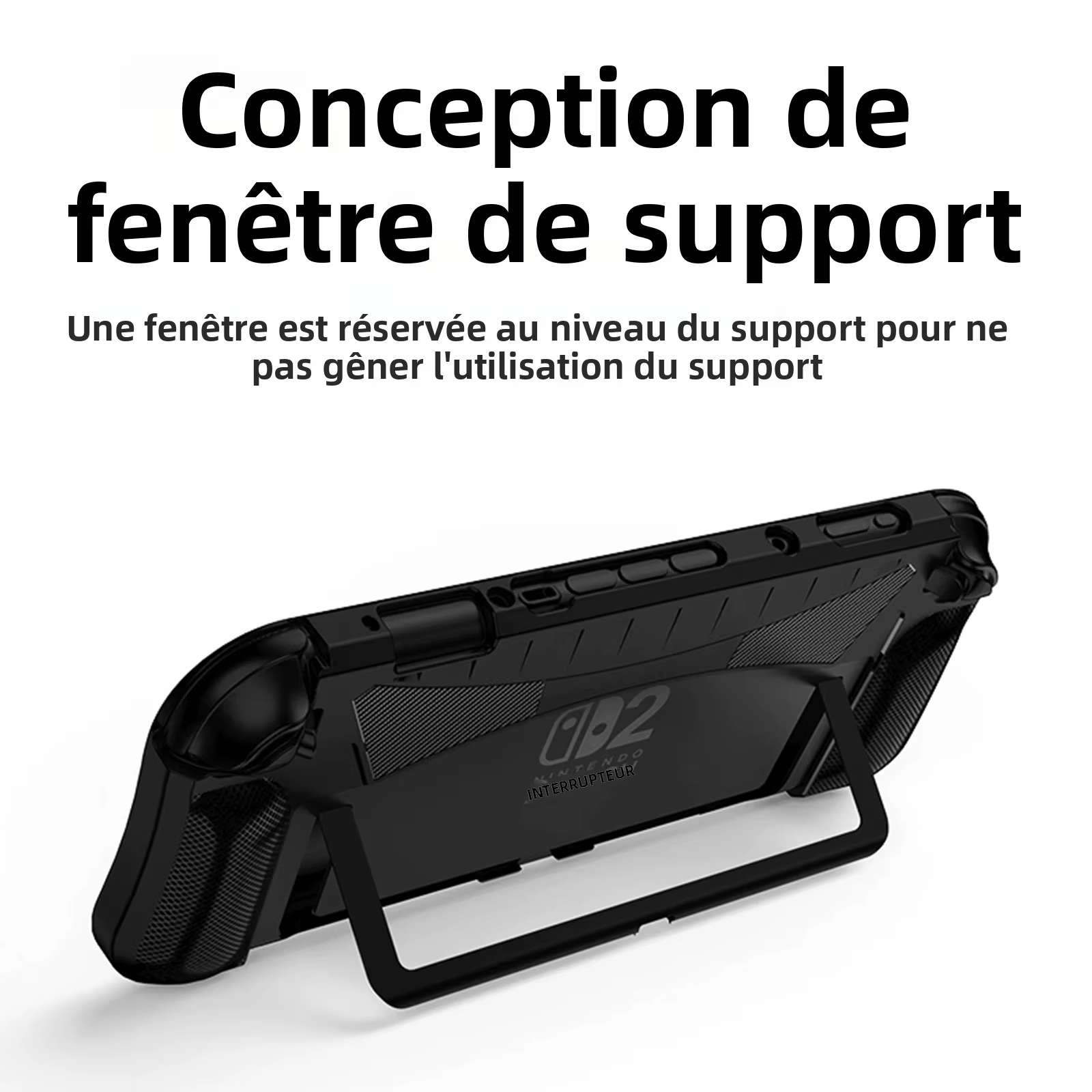 Étui pour Nintendo Switch 2 (2025), housse de protection améliorée, confort ergonomique, anti-rayures, coque de poignée en TPU, accessoires Switch2