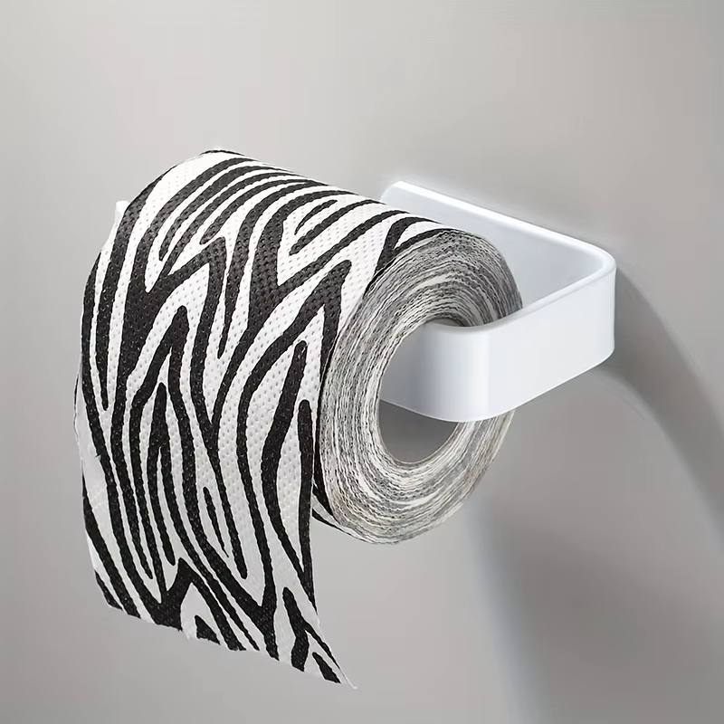 Porte-papier toilette mural, porte-rouleau de serviettes sans perçage, porte-serviettes de salle de bain, accessoires de salle de bain