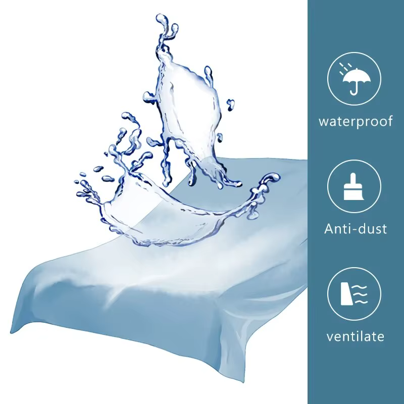 Drap-housse imperméable, housse de literie, gril de lit, housse de matelas pour document solide, housse de protection de lit pour chambre à coucher, chambre d'amis