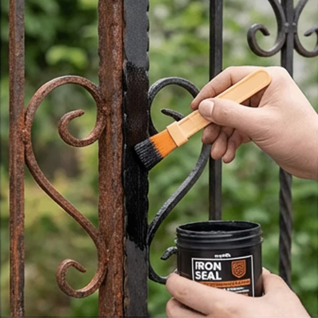 Peinture antirouille pour métaux avec pinceau
