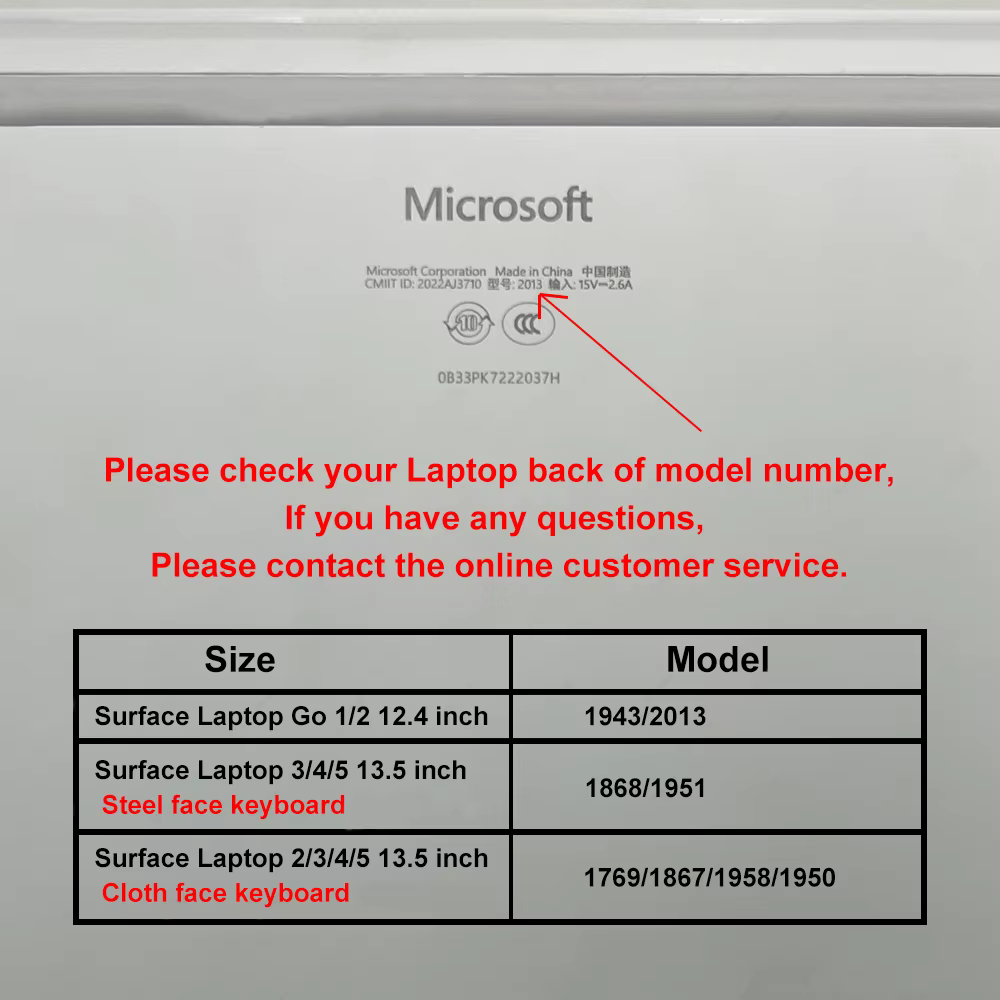 Juste de protection pour ordinateur portable Microsoft Surface 5, 4, 3, 2, 13.5 pouces, antichoc, anti-rayures, peau ultra fine