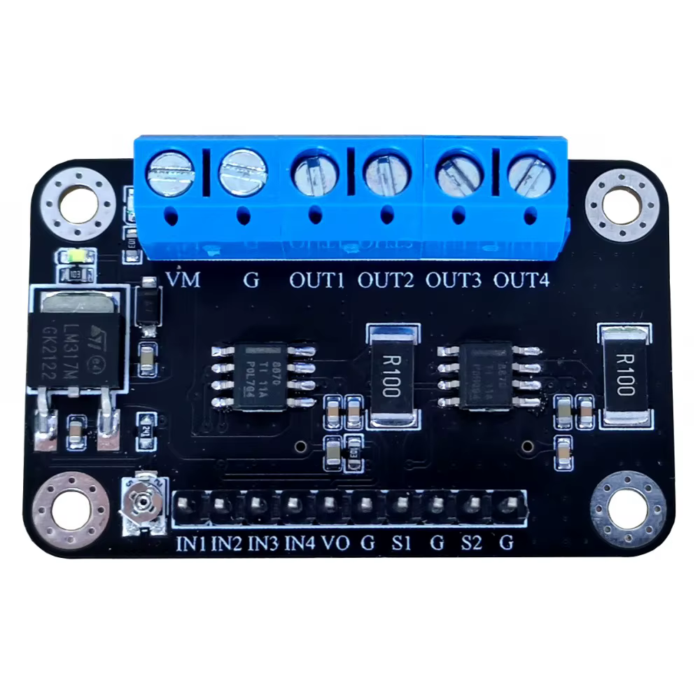 Drv8870 Module d'entraînement de moteur double canal haute puissance pilote cc 6.5 V-45 V carte de régulation de vitesse PWM avec Protection contre les surintensités