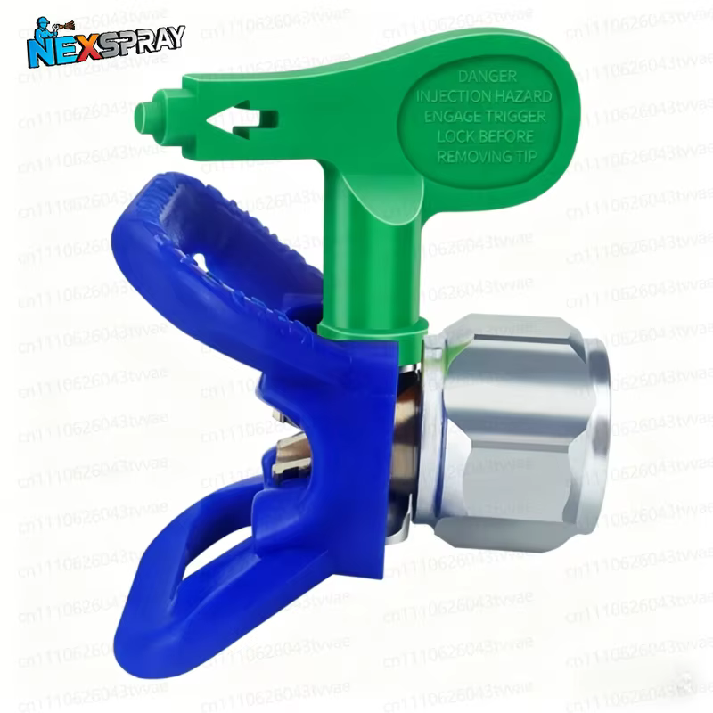 Pistolet de pulvérisation de peinture sans air 1 pièce vert avec filtre et buse